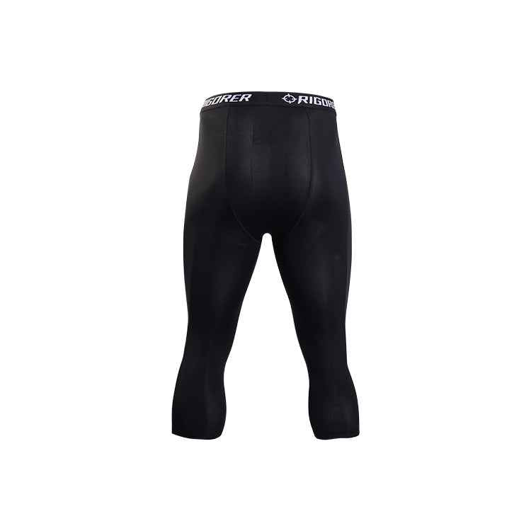 准者 競技運動緊身七分束褲 '黑色' 男女同款 [Z122311452-1]