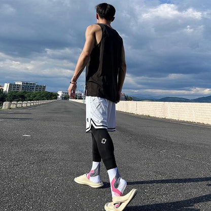 准者 競技運動緊身束褲 '白色' 男女同款 [ZZ1601135]