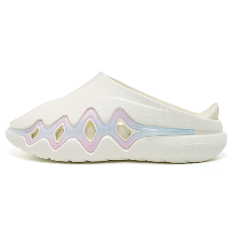 准者 鯊魚3 拖鞋 'White/ Pink/Blue' [Z325160508-1]