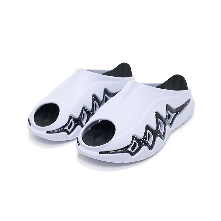 准者 鯊魚3 拖鞋 'White/Black' [Z325160508-4]
