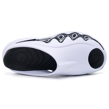 准者 鯊魚3 拖鞋 'White/Black' [Z325160508-4]