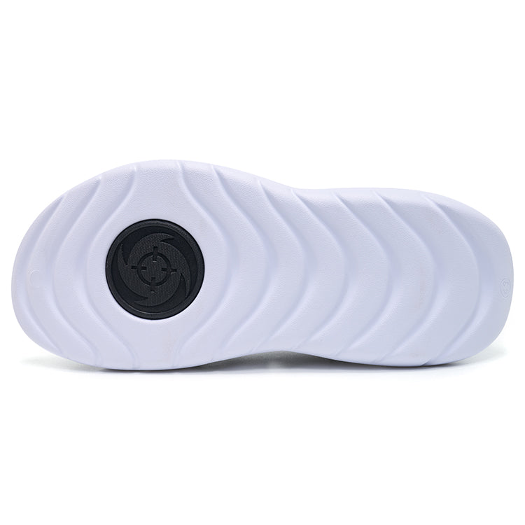 准者 鯊魚3 拖鞋 'White/Black' [Z325160508-4]