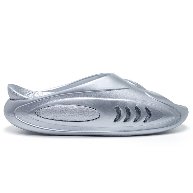 准者 鯊魚2 拖鞋 'Silver'  [Z324160507-8]
