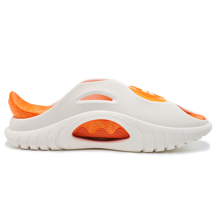 准者 鯊魚 拖鞋 'White/Orange' (Pack without box) [Z123260506-2]