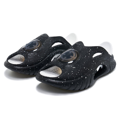 准者 鯊魚 拖鞋 'Black' (Pack without box)