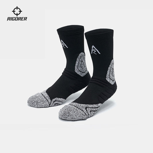 准者 AR LOGO專業籃球襪 'Black/Grey'[Z123340303]