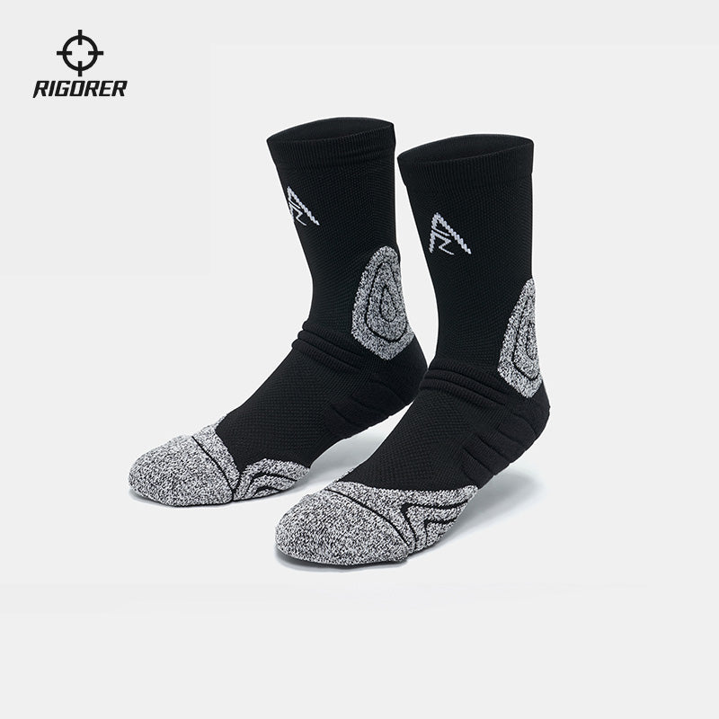 准者 AR LOGO專業籃球襪 'Black/Grey'[Z123340303]