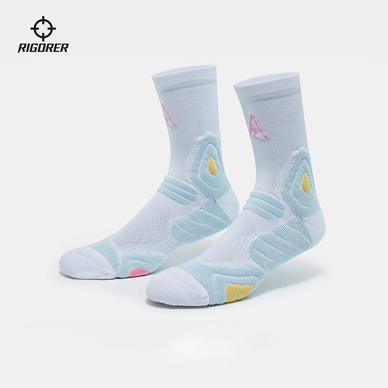 准者 AR LOGO專業籃球襪 'Blue/Yellow/White' [Z123340303-1]